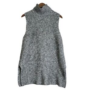 T Alexander Wang Women’s S Mohair Blend Knit Sleeveless Turtleneck Sweater